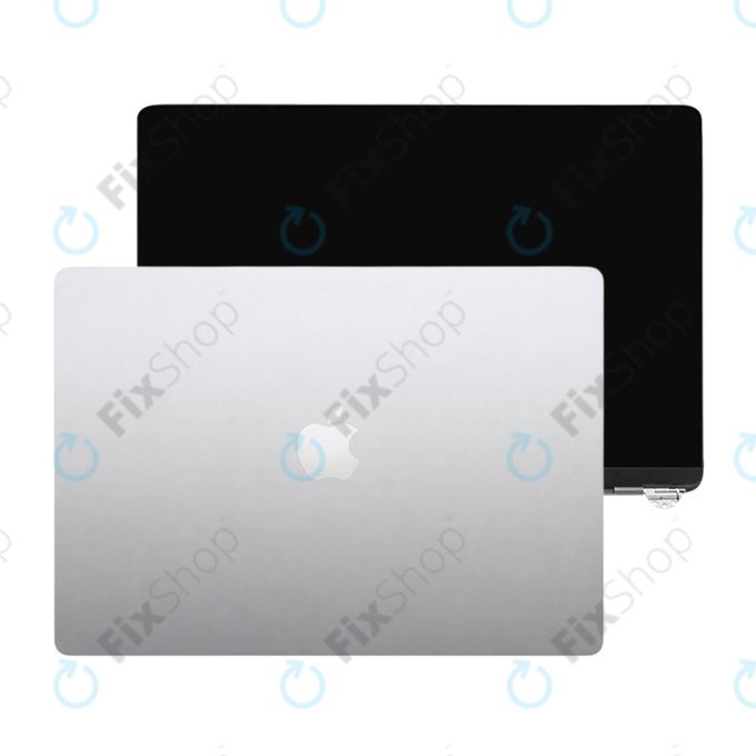 LCD дисплей за MacBook Air 13", A3113 (2024), с предно стъкло и капак, Silver, 661-40279, Genuine Apple