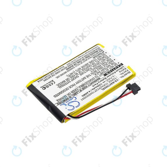 Батерия за Navigon 70, 1200mAh, Li-Pol, 3.7V, Topaz, HQ