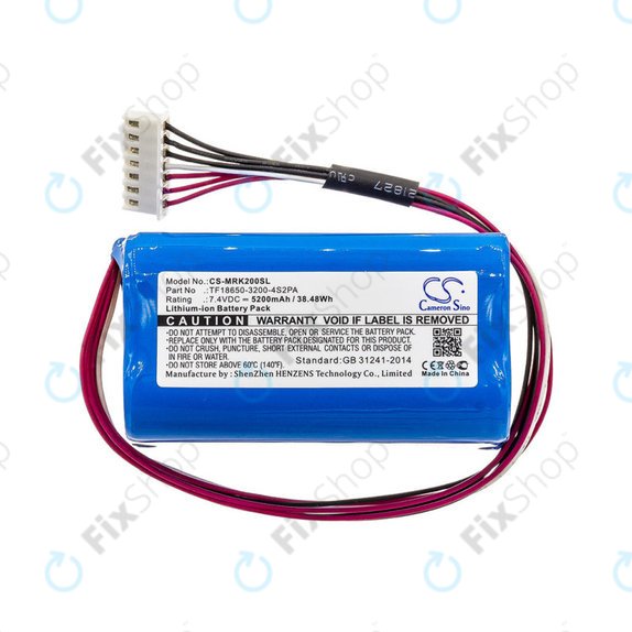 Батерия за Marshall Kilburn II, 5200mAh, Li-Ion, 7.4V, TF18650-3200-4S2PA, HQ
