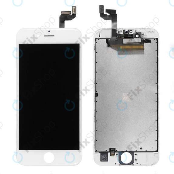 Дисплей за iPhone 6S, White, Тъчскрийн с рамка