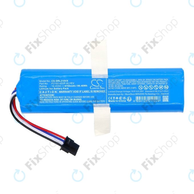 Батерия за Xiaomi Dreame Bot L10s Ultra Gen2, 6700mAh, Li-Ion, 14.4V, P2150-4S2P-KLYEV, HQ