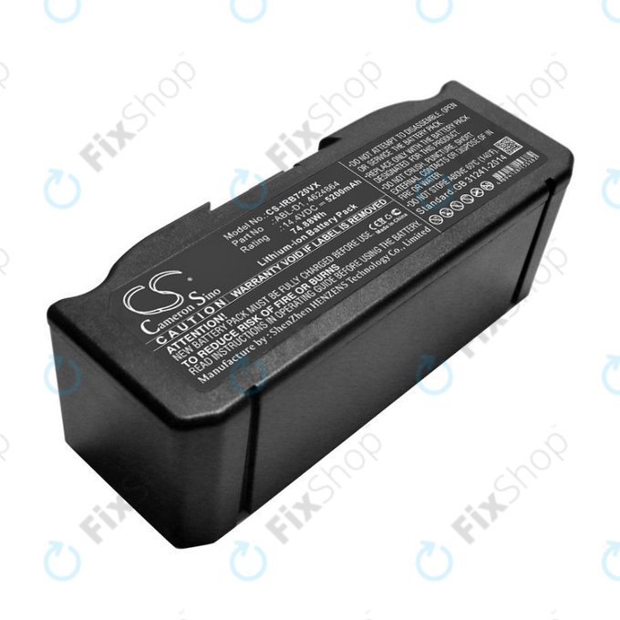 Батерия за iRobot Roomba e-series, i-series, ABL-D1, 4624864, ABL-D2, Li-Ion 14.4V 5200mAh, HQ