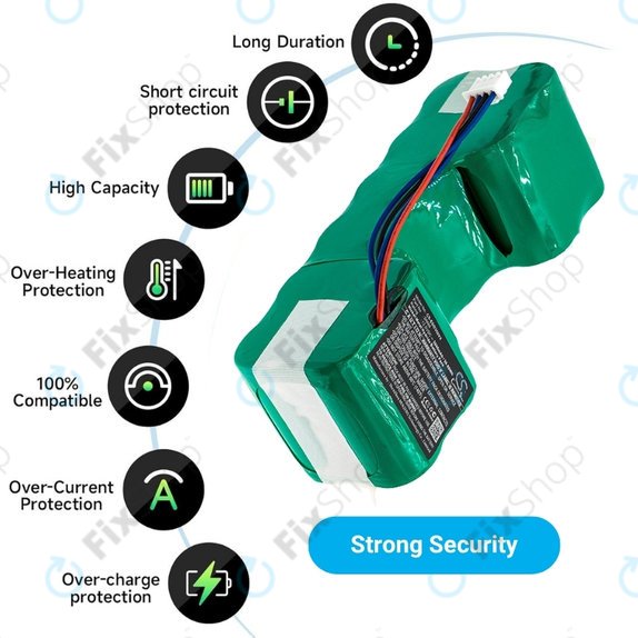 Батерия за iRobot Roomba Combo, i5, i5+, j7, j7+, j9, j9+, 4720110, Ni-MH 12.0V 3000mAh, HQ