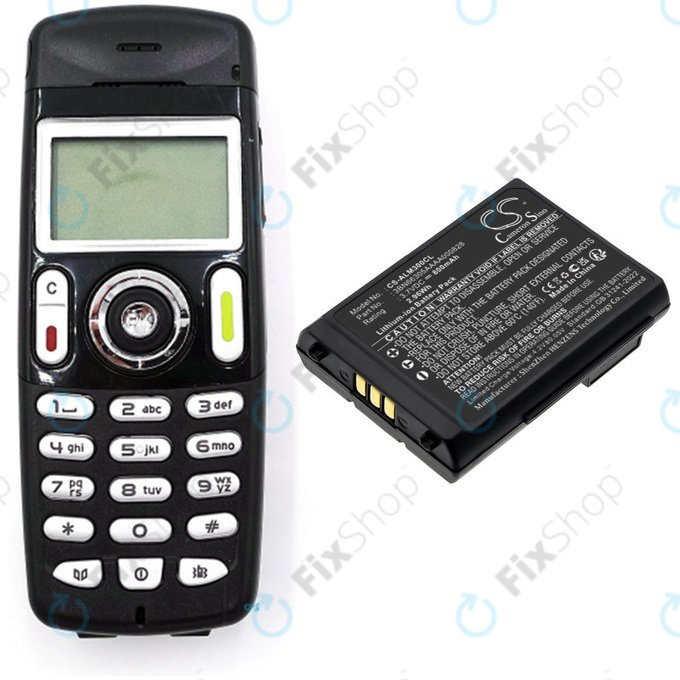 Батерия за Alcatel Mobile 300, 400 Dect, Mobile Reflexes 300, 400, 800mAh, Li-Ion, 3.7V, 3BN66305AAAA000828, HQ