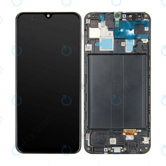 дисплей OLED за Samsung A30 A305F, Тъчскрийн и рамка