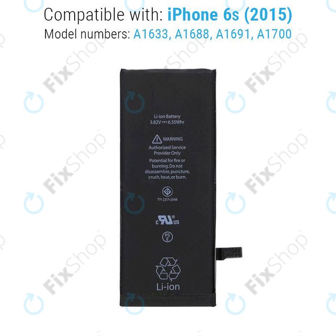 Батерия за iPhone 6S, 1715mAh, Service Pack