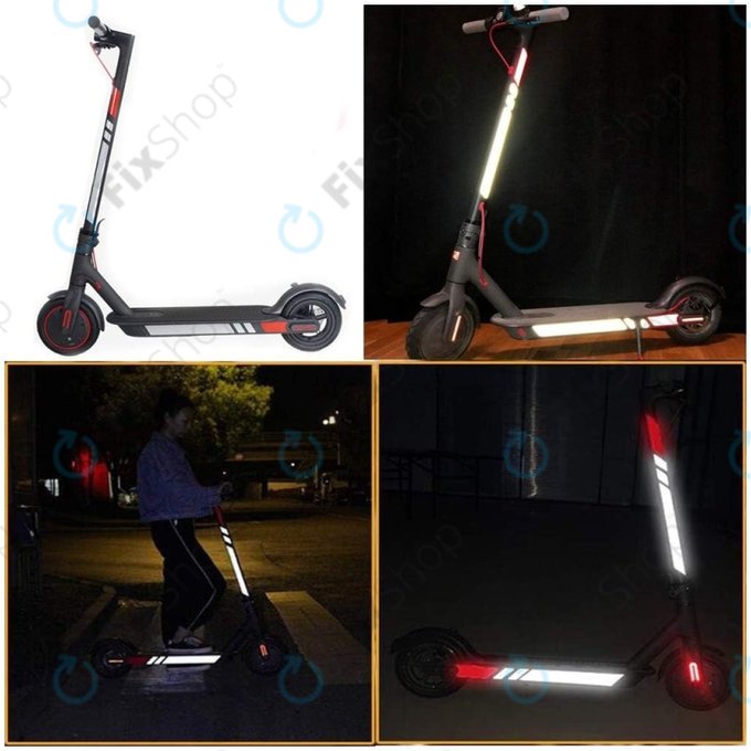 Светлоотразителни стикери (B) за Xiaomi Mi Electric Scooter 1S, 2 M365, Essential, Pro, Pro 2