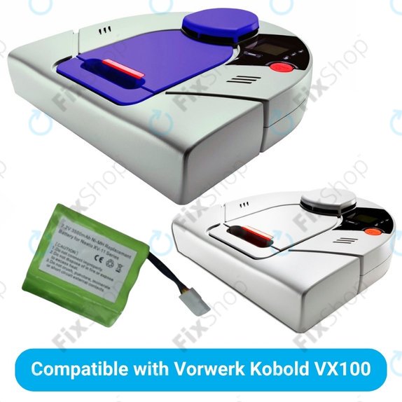 Батерия за Vorwerk VX100, 945-0006, Ni-MH 7.2V 3500mAh