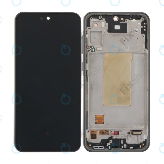 Дисплей за Samsung A36 A366E, Awesome Black, Тъчскрийн с рамка, TFT