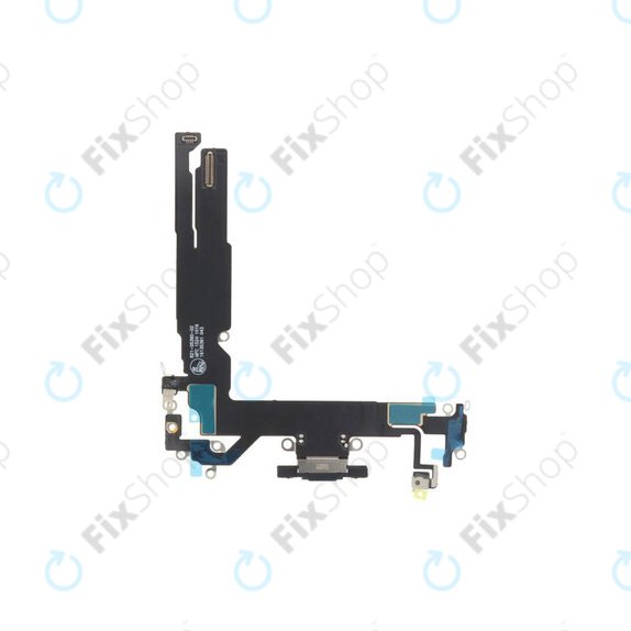 Заряден конектор + flex кабел за iPhone 16, Black