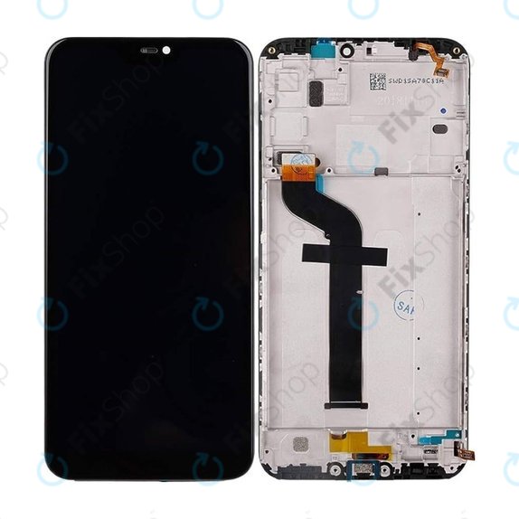 дисплей за Xiaomi Mi A2 Lite (Redmi 6 Pro), Тъчскрийн и рамка, черен, Black, TFT