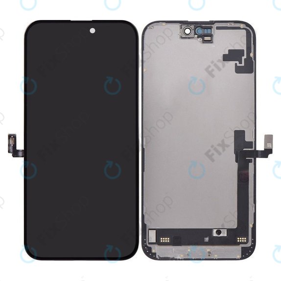 Дисплей Hard OLED за iPhone 16 Plus, Тъчскрийн с рамка, FixPremium