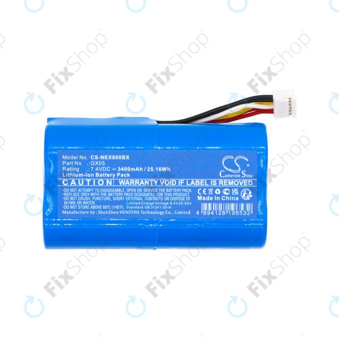 Батерия за NEXGO N86, 3400mAh, Li-Ion, 7.4V, GX05, HQ