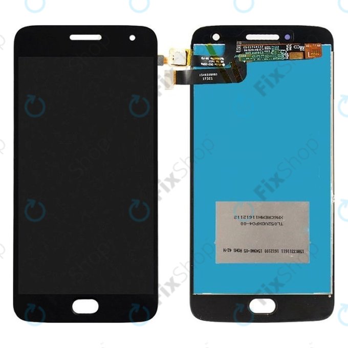 дисплей за Motorola Moto G5 Plus, Тъчскрийн без рамка, черен, Black, TFT