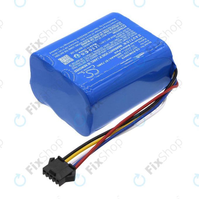Батерия за Ecovacs Winbot X, WA30, WA50, 2600mAh, Li-Ion, 22.2V, S07-Li-222-3000, HQ