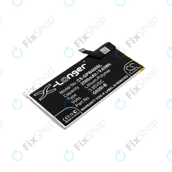 Батерия за Google Pixel 4, 2500mAh, Li-Pol, 3.85 V, G020I-B, HQ