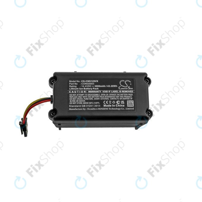Батерия за Cecotec Conga 1290, 1390, 1490, 1590, CONG0003, Li-Ion 14.4V 3000mAh, HQ