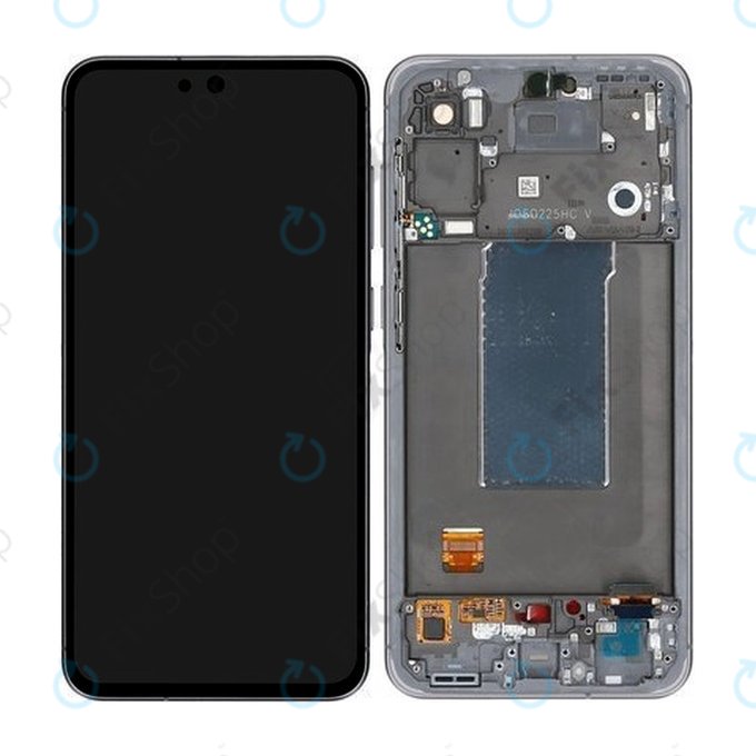 Дисплей за Samsung A56 A566E, Awesome Graphite, Тъчскрийн с рамка, GH82-36829A Genuine Service Pack