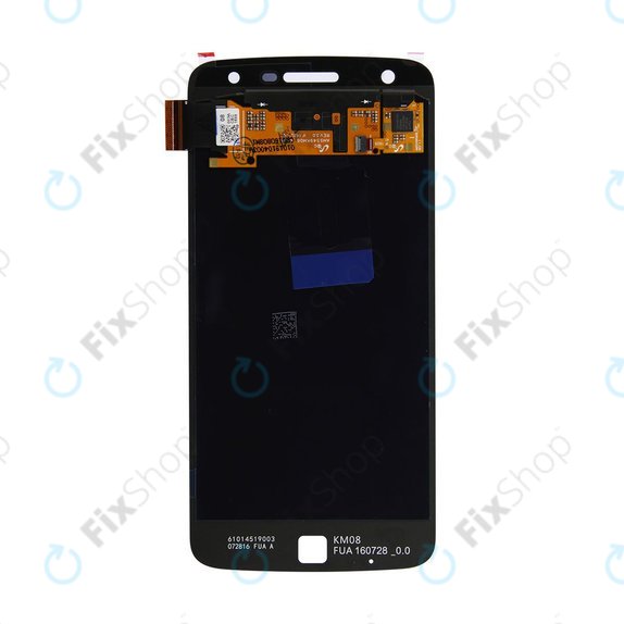 дисплей за Motorola Moto Z Play XT1635-02, Тъчскрийн без рамка, GH97-01019104003W, черен, Black, Genuine Service Pack