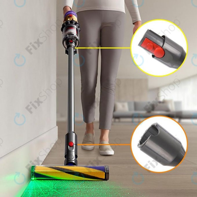 Смукателна тръба за Dyson V12, сребърен, Silver