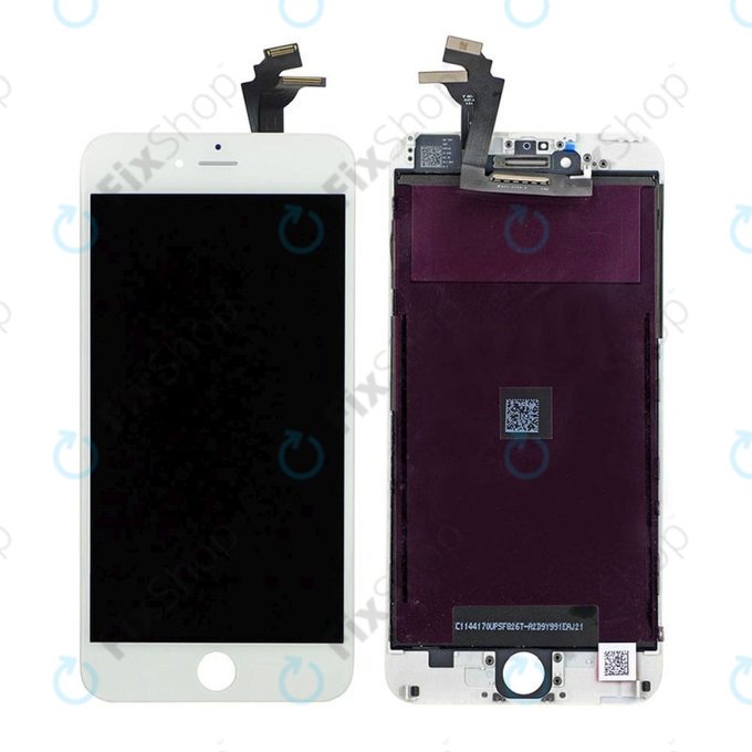 Дисплей за iPhone 6 Plus, White, Тъчскрийн с рамка