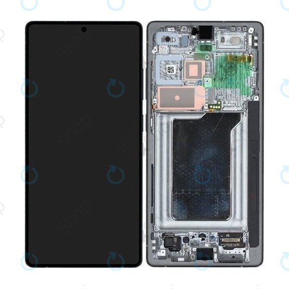 Дисплей за Samsung S25 Ultra, Titanium Black, Тъчскрийн с рамка, GH82-36387D Genuine Service Pack