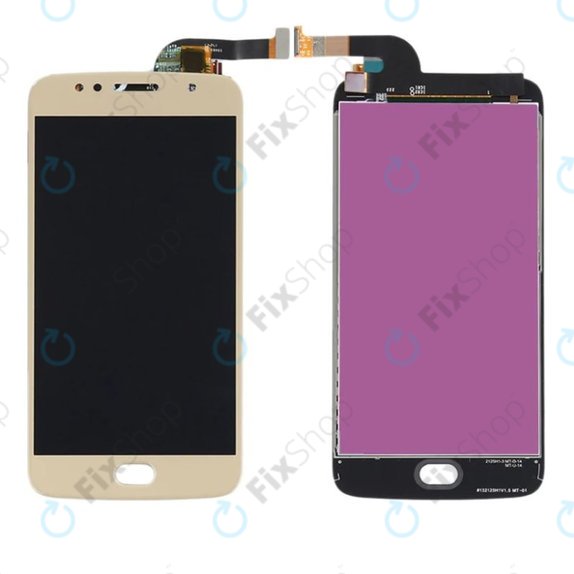 дисплей за Motorola Moto G5S XT1794, Тъчскрийн без рамка, златен, Gold, TFT