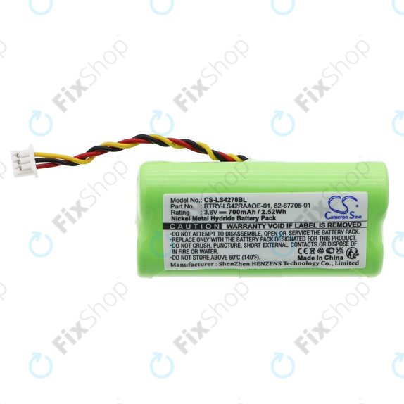 Батерия за Symbol DS6878, LS4278, 700mAh, Ni-MH, 3.6V, BTRY-LS42RAAOE-01, HQ