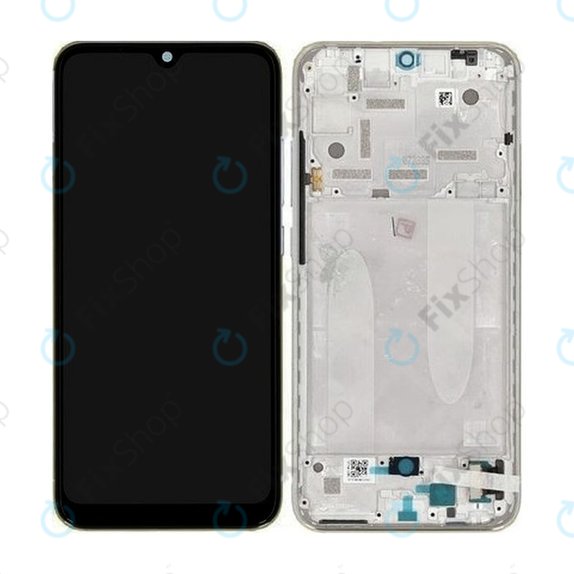 дисплей за Xiaomi Mi A3, Тъчскрийн и рамка, More than White, TFT
