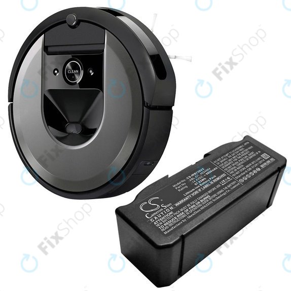 Батерия за iRobot Roomba e-series, i-series, ABL-D1, 4624864, ABL-D2, Li-Ion 14.4V 6800mAh, HQ