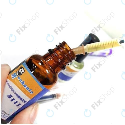 Премахвач на лепило за задно стъкло (iPhone 8 – 14 Pro Max) – 20ml, Mechanic 5111