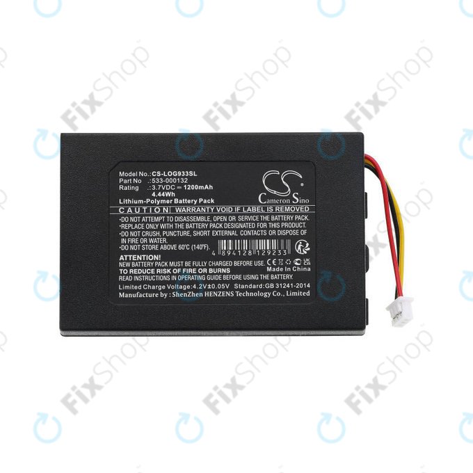 Батерия за Logitech G533, G933, 1200mAh, Li-Pol, 3.7V, 533-000132, HQ