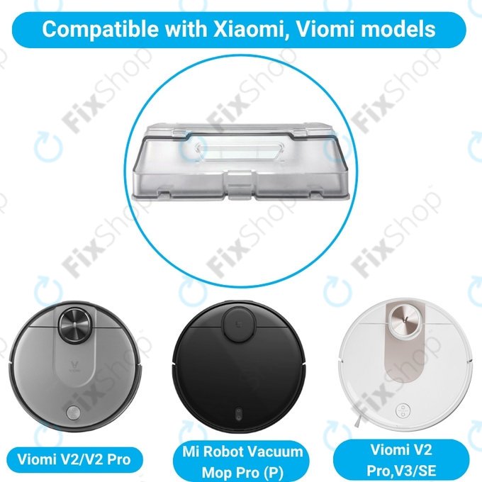 Контейнер за прах за Xiaomi Mi Robot Vacuum Mop Pro (P), Viomi V2 Pro, V3, SE