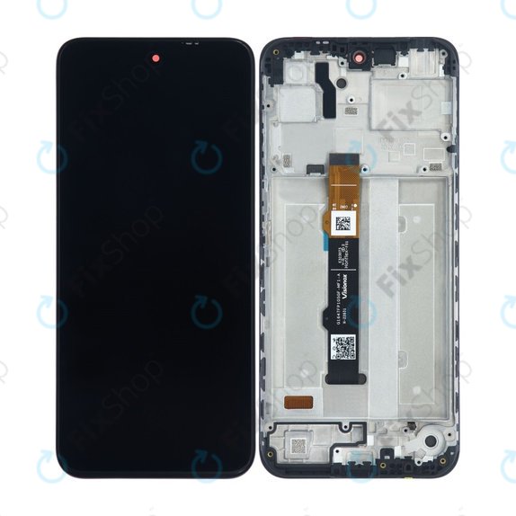 дисплей за Motorola Moto G41 XT2167, Тъчскрийн и рамка, Meteorite Black, TFT