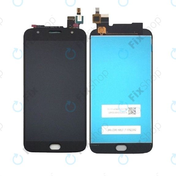 дисплей за Motorola Moto G5S Plus XT1805, Тъчскрийн без рамка, черен, Black, TFT