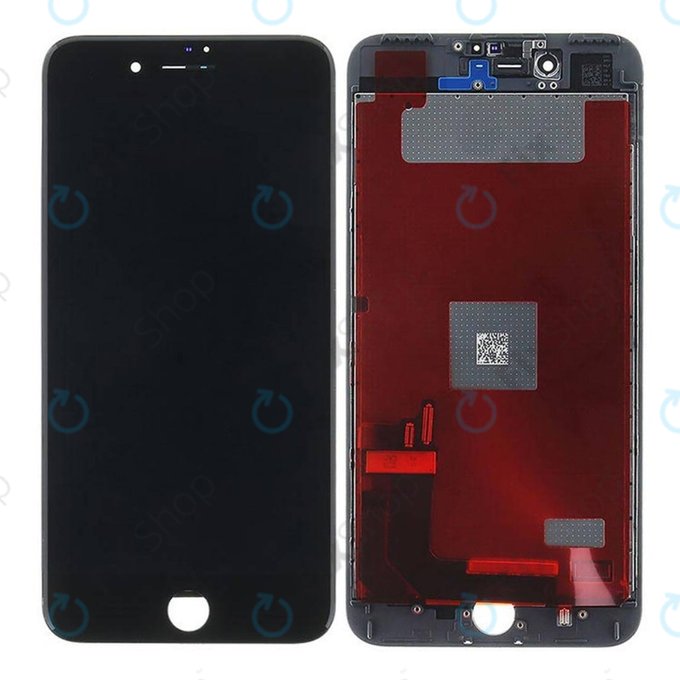 Дисплей за iPhone 7 Plus, Black, Тъчскрийн с рамка