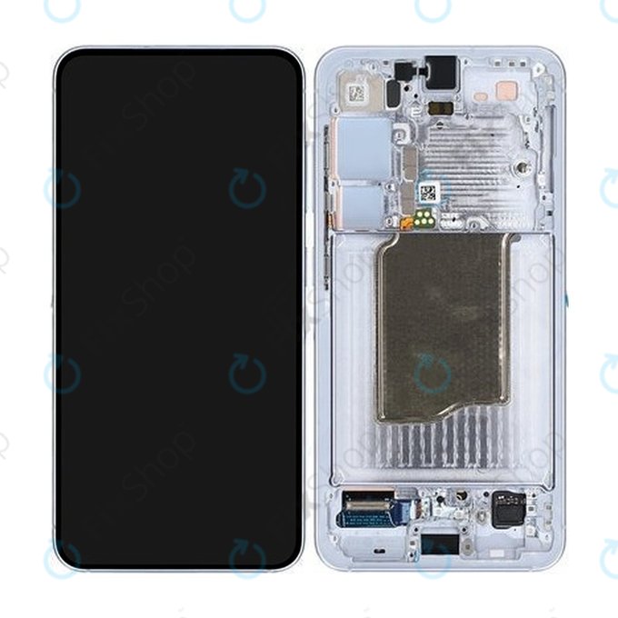 Дисплей за Samsung S25, Icyblue, Тъчскрийн с рамка, GH82-36329C Genuine Service Pack