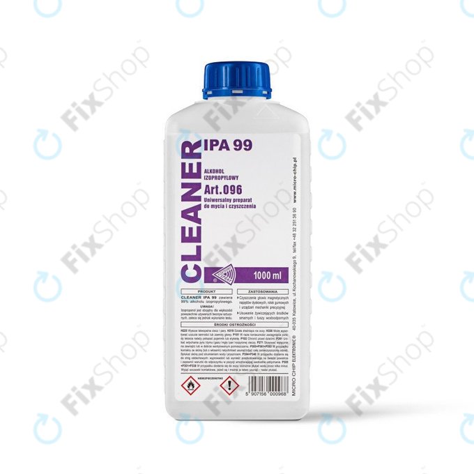 Изопропилов алкохол 99%, 1000 мл, Cleanser IPA