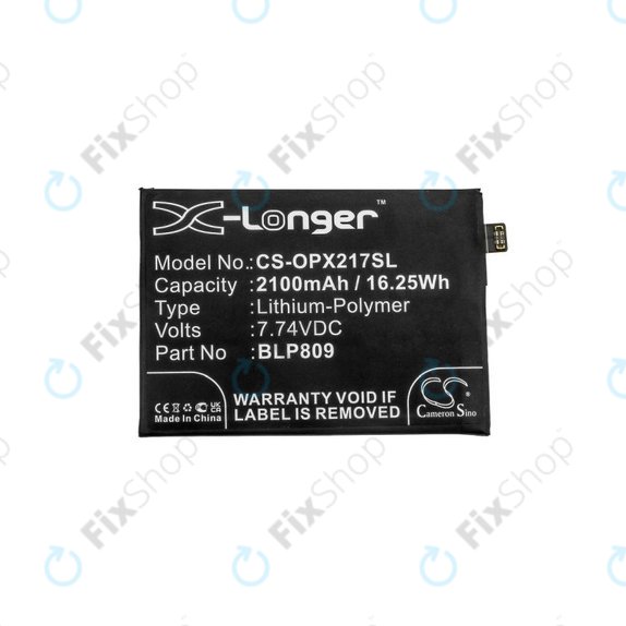 Батерия за Realme Q2 Pro RMX2173, GT Master 5G RMX3363, BLP809, 2100mAh, HQ