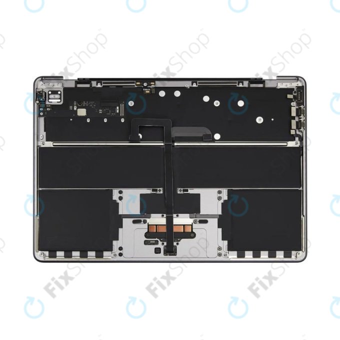 Горен корпус с клавиатура за MacBook Air 13", A3113 (2024), с US клавиатура и батерия, Space Gray, 661-40227, Genuine Apple