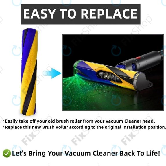 Тънка мека ролкова четка Slim Fluffy за Dyson V15, Outsize