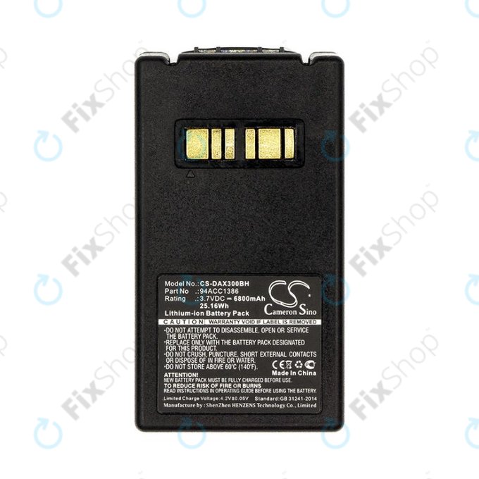 Батерия за Datalogic Falcon X4, X3, 6800mAh, Li-Ion, 3.7V, 94ACC1386, HQ