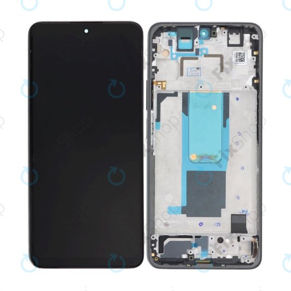 дисплей за Xiaomi Redmi Note 11 Pro+ 5G 21091116UG, Тъчскрийн и рамка, Mysterious Black, TFT
