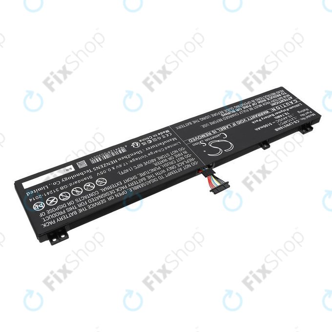 Батерия за Lenovo Legion 5 15ARH7H, 82RD0002SB, 5100mAh, Li-Pol, 15.44V, L21C4PC1, HQ