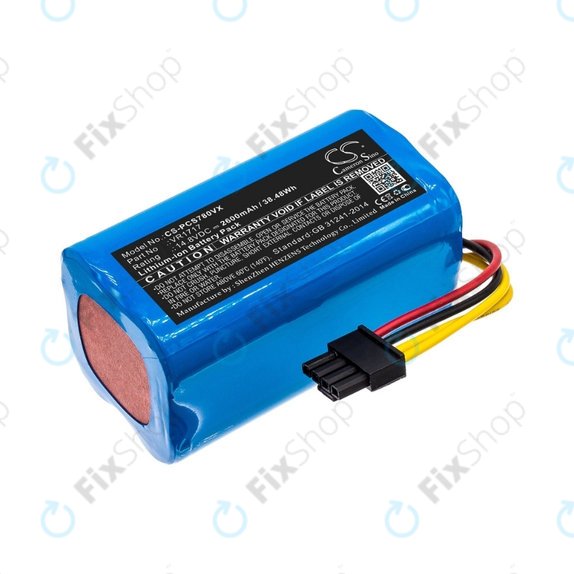 Батерия за Proscenic Cocoa Smart 780T, 790T, Summer P1s, P2s, VR1717, Li-Ion 14.8V 2600mAh, HQ