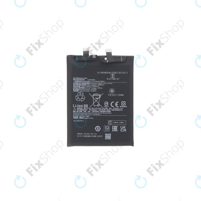 Батерия за Xiaomi Redmi Note 13 Pro+ 23090RA98C, 5000mAh, BM5U