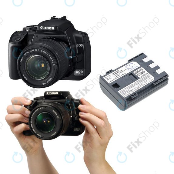Батерия за Canon EOS 350D, 400D, PowerShot S30, S60, S80, 600mAh, Li-Ion, 7.4V, NB-2LH, HQ