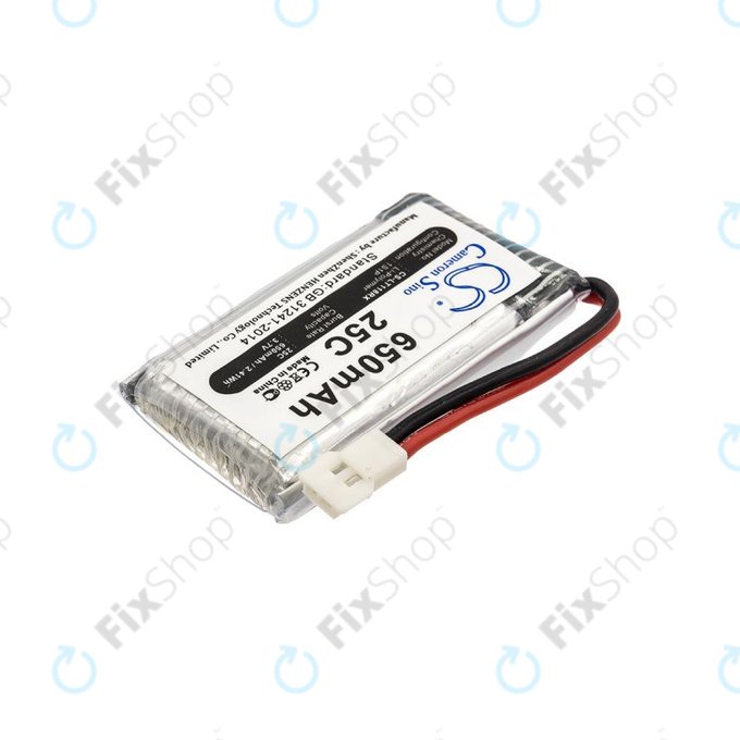 Батерия за Hubsan X4 H107, 650mAh, Li-Pol, 3.7V, H107C-A24, HQ