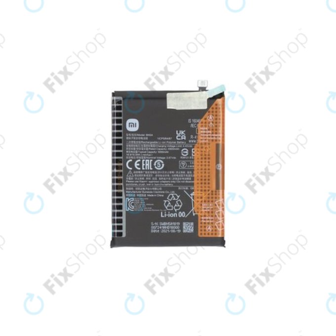 Батерия за Xiaomi Poco M3 Pro, Redmi 10, Redmi Note 10 5G, BN5A, 5000mAh - 460200006L5Z, Genuine Service Pack