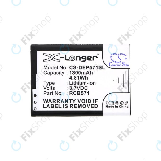 Батерия за CPA Halo 11, 1300mAh, Li-Ion, 3.7 V, RCB571, HQ